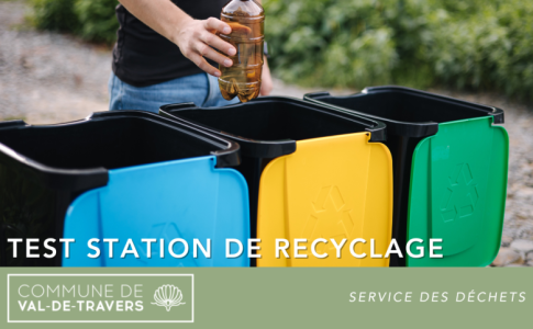 Test station de recyclage Val-de-Travers